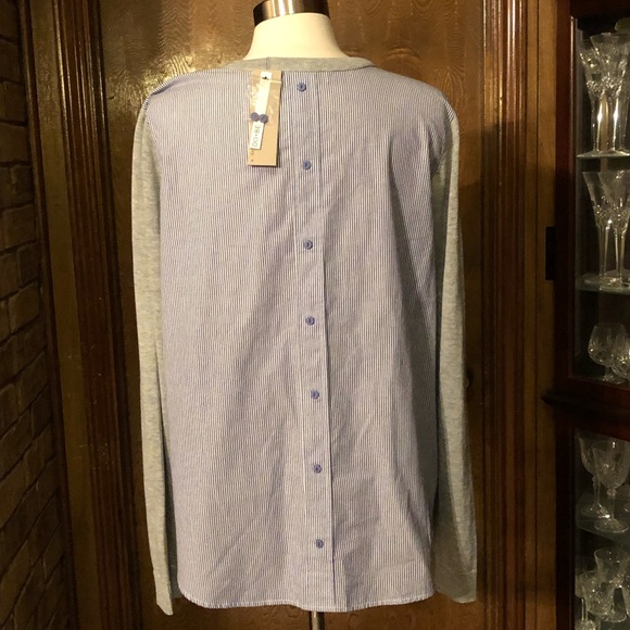 Shirt Back Sweater - Picture 2 of 8